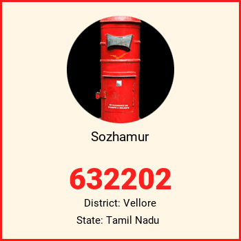 Sozhamur pin code, district Vellore in Tamil Nadu