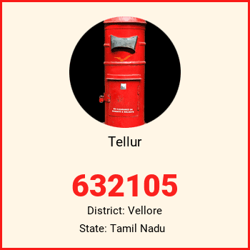 Tellur pin code, district Vellore in Tamil Nadu