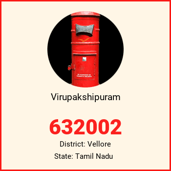 Virupakshipuram pin code, district Vellore in Tamil Nadu