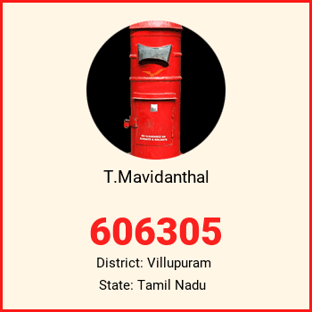 T.Mavidanthal pin code, district Villupuram in Tamil Nadu