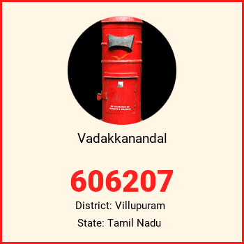 Vadakkanandal pin code, district Villupuram in Tamil Nadu