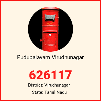 Pudupalayam Virudhunagar pin code, district Virudhunagar in Tamil Nadu