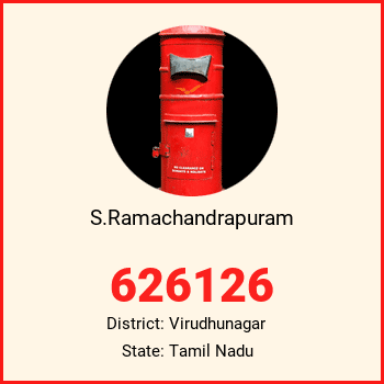 S.Ramachandrapuram pin code, district Virudhunagar in Tamil Nadu
