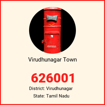 Virudhunagar Town pin code, district Virudhunagar in Tamil Nadu