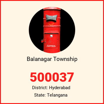Balanagar Township pin code, district Hyderabad in Telangana