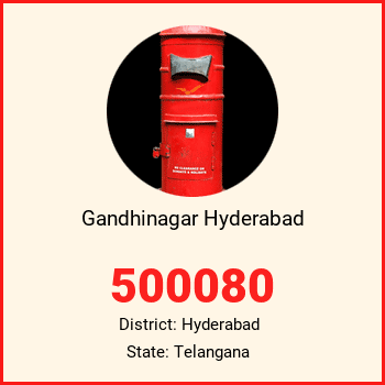 Gandhinagar Hyderabad pin code, district Hyderabad in Telangana