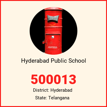 Hyderabad Public School pin code, district Hyderabad in Telangana