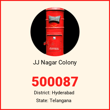 JJ Nagar Colony pin code, district Hyderabad in Telangana