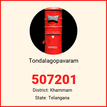 Tondalagopavaram pin code, district Khammam in Telangana