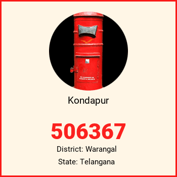 Kondapur pin code, district Warangal in Telangana