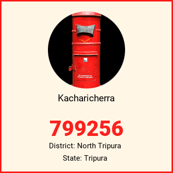 Kacharicherra pin code, district North Tripura in Tripura
