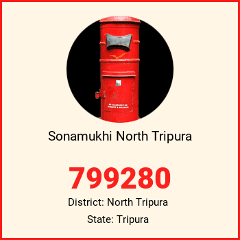Sonamukhi North Tripura pin code, district North Tripura in Tripura