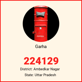 Garha pin code, district Ambedkar Nagar in Uttar Pradesh