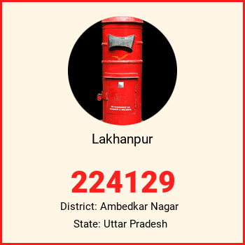 Lakhanpur pin code, district Ambedkar Nagar in Uttar Pradesh