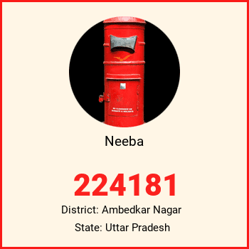 Neeba pin code, district Ambedkar Nagar in Uttar Pradesh