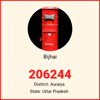 Bijhai pin code, district Auraiya in Uttar Pradesh