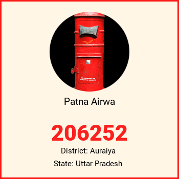Patna Airwa pin code, district Auraiya in Uttar Pradesh