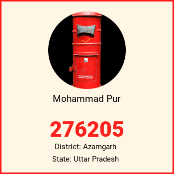 Mohammad Pur pin code, district Azamgarh in Uttar Pradesh