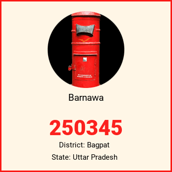Barnawa pin code, district Bagpat in Uttar Pradesh