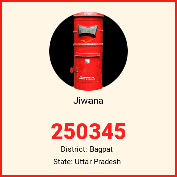 Jiwana pin code, district Bagpat in Uttar Pradesh