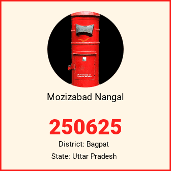 Mozizabad Nangal pin code, district Bagpat in Uttar Pradesh