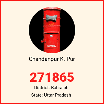 Chandanpur K. Pur pin code, district Bahraich in Uttar Pradesh