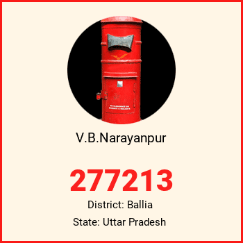 V.B.Narayanpur pin code, district Ballia in Uttar Pradesh