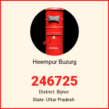 Heempur Buzurg pin code, district Bijnor in Uttar Pradesh