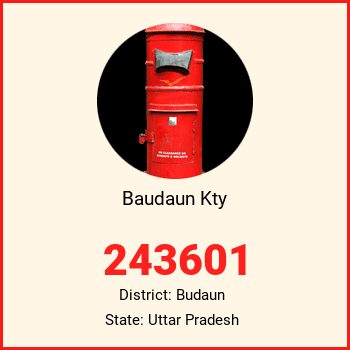 Baudaun Kty pin code, district Budaun in Uttar Pradesh