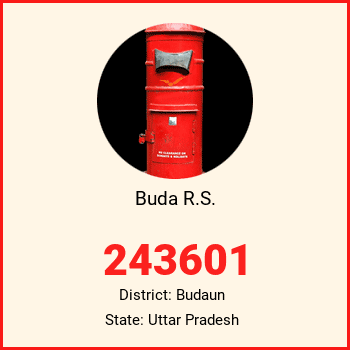 Buda R.S. pin code, district Budaun in Uttar Pradesh