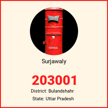 Surjawaly pin code, district Bulandshahr in Uttar Pradesh