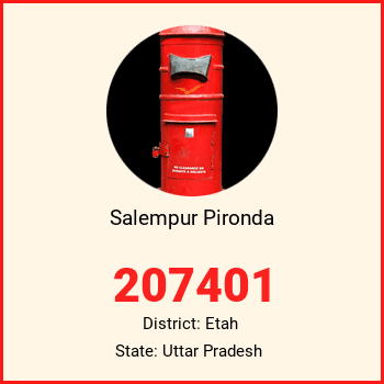 Salempur Pironda pin code, district Etah in Uttar Pradesh