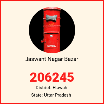 Jaswant Nagar Bazar pin code, district Etawah in Uttar Pradesh