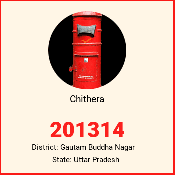 Chithera pin code, district Gautam Buddha Nagar in Uttar Pradesh