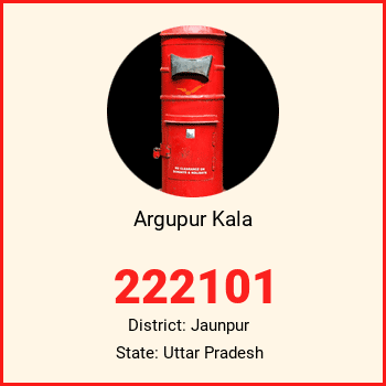 Argupur Kala pin code, district Jaunpur in Uttar Pradesh