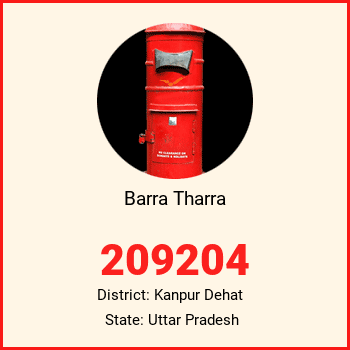 Barra Tharra pin code, district Kanpur Dehat in Uttar Pradesh