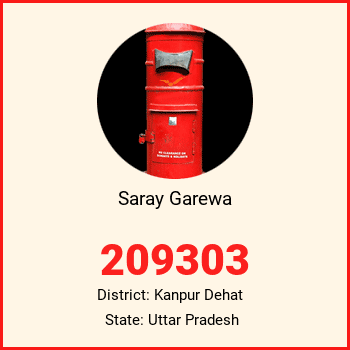 Saray Garewa pin code, district Kanpur Dehat in Uttar Pradesh