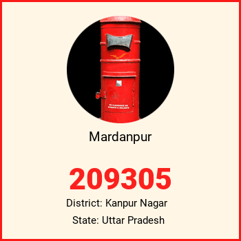 Mardanpur pin code, district Kanpur Nagar in Uttar Pradesh