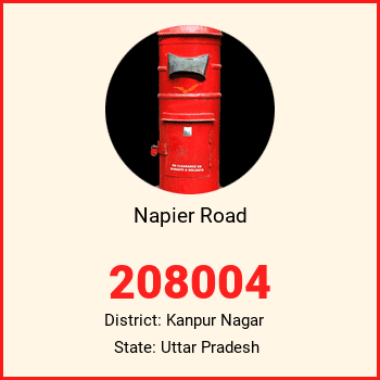Napier Road pin code, district Kanpur Nagar in Uttar Pradesh