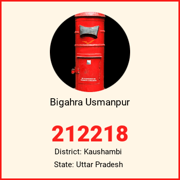 Bigahra Usmanpur pin code, district Kaushambi in Uttar Pradesh