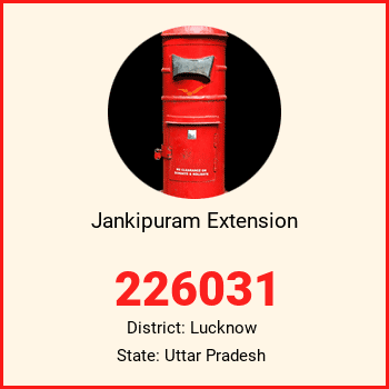 Jankipuram Extension pin code, district Lucknow in Uttar Pradesh