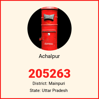 Achalpur pin code, district Mainpuri in Uttar Pradesh