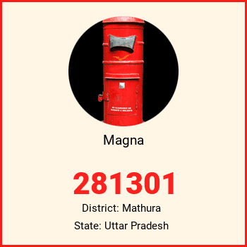 Magna pin code, district Mathura in Uttar Pradesh