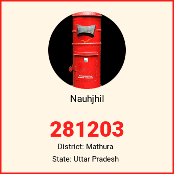 Nauhjhil pin code, district Mathura in Uttar Pradesh