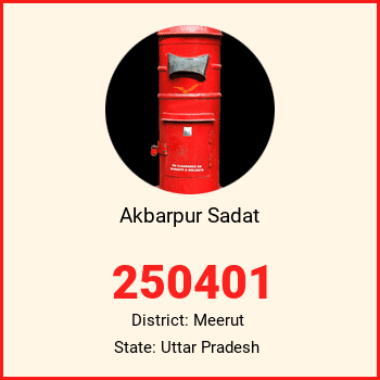 Akbarpur Sadat pin code, district Meerut in Uttar Pradesh