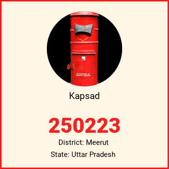Kapsad pin code, district Meerut in Uttar Pradesh