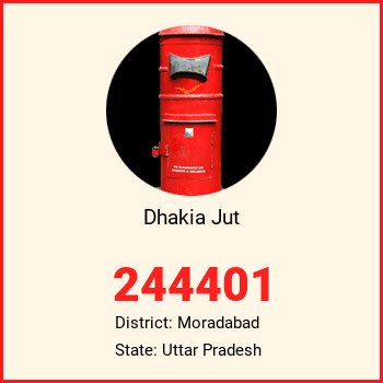 Dhakia Jut pin code, district Moradabad in Uttar Pradesh