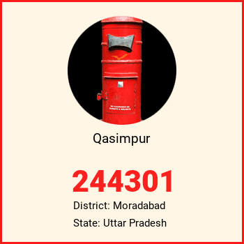 Qasimpur pin code, district Moradabad in Uttar Pradesh