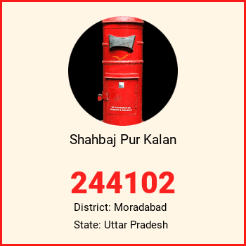 Shahbaj Pur Kalan pin code, district Moradabad in Uttar Pradesh