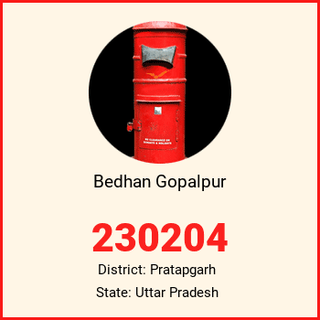 Bedhan Gopalpur pin code, district Pratapgarh in Uttar Pradesh